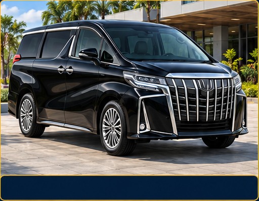 Ilustrasi kendaraan Alphard