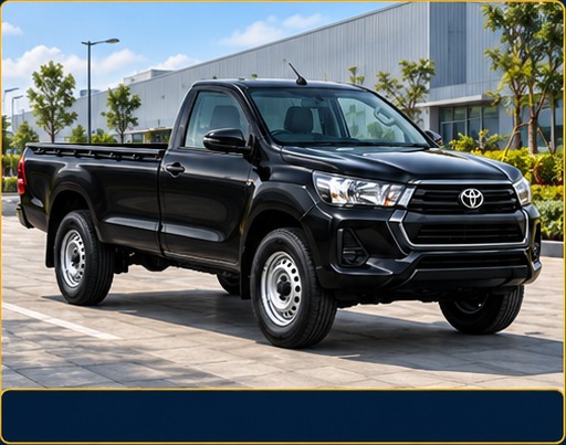 Ilustrasi kendaraan Hilux Single Cabin