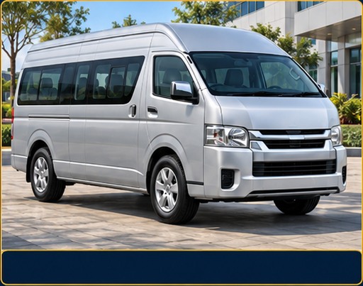 Ilustrasi kendaraan Hiace